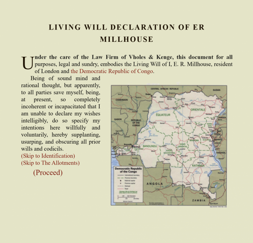 Living Will Electronic Literature Directory Living will electronic literature directory